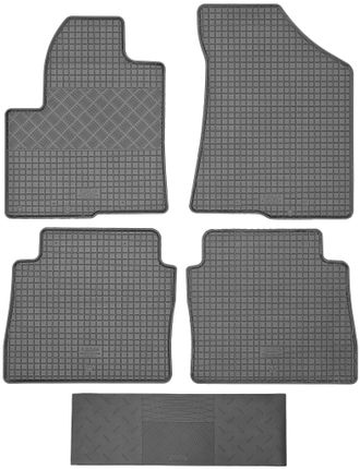 OEM Alfombrillas Rigum 901221 + Funda 900101 - Hyundai Santa Fe Ii Suv De 2006 A 2010 Av Pies Delanteros Y Traseros - Instalaci&oacute;n