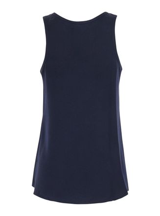Max Mara Silk Tank Top - Navy