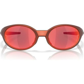 Oakley Eyejacket Redux 58mm Rectangular Sunglasses in Fire Orange /Prizm at Nordstrom