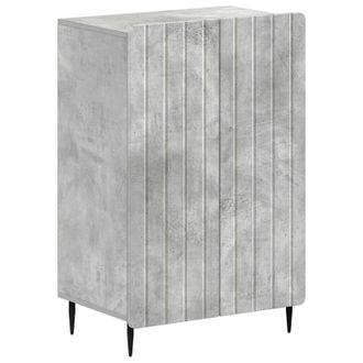 vidaXL Armario Zapatero Zwolle 59,5 X 39,5 X 91,5 Cm Gris Hormig&oacute;n Vidaxl