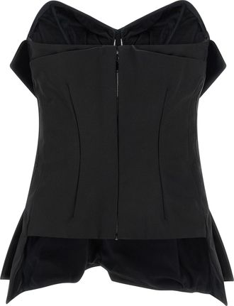 Alexander McQueen Womens Black Polyester Tank Tops