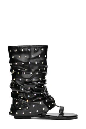 Cape Robbin Womens Layco Flat Sandals In Black