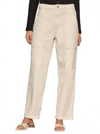Sanctuary High Rise Straight Pants In Off White