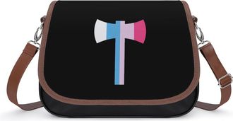 Generic Trans Pattern Axe Fashion Womens Crossbody Bags Novelty Handbag Shoulder Bag Purse