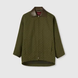 Gucci GG Canvas Jacket, Green, Ready-to-wear