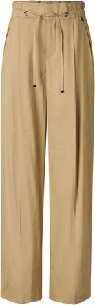 Bogner Pleated trousers Candy for women - Camel - 34