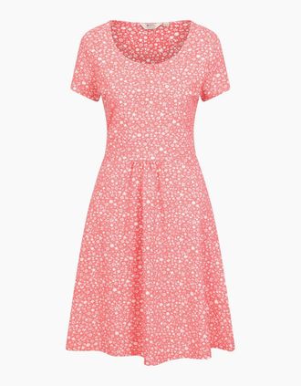 Mountain Warehouse Womens Mountain Warehouse Womens/Ladies Orchid All-Over Print UV Protection Dress - Red - Size: 10