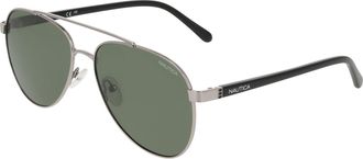 Nautica Mens Aviator Sunglasses