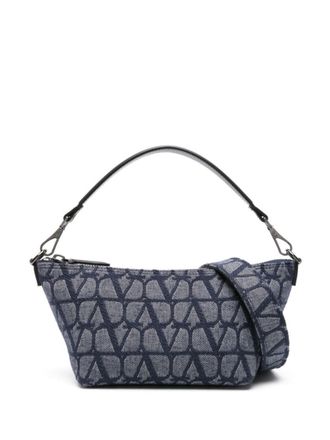 Valentino Garavani Indigo Blue Toile Iconographe denim Crossbody Bag
