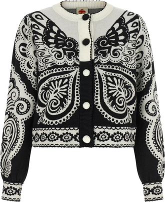 Farm Rio Farm Rio, Truien & Vesten, Dames, Veelkleurig, 2Xs, Wol, Arabesque Cardigan
