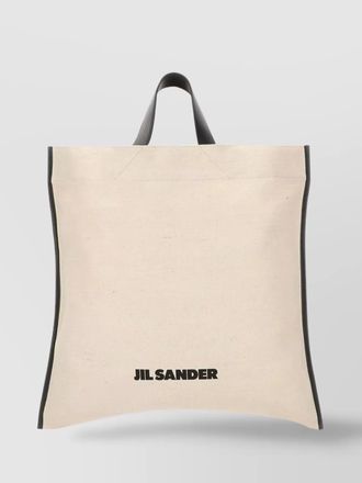 Jil Sander canvas tote bag