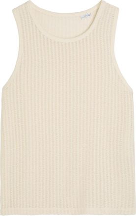Wax London Prim Cotton-knit Vest - Ecru - Xxl