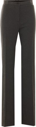Pinko Straight-Leg Tailored Pants with Mid-Rise Waist and Minimalist Design