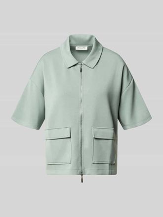 Christian Berg Jacke mit Umlegekragen in Mint, Gr&ouml;&szlig;e XXL