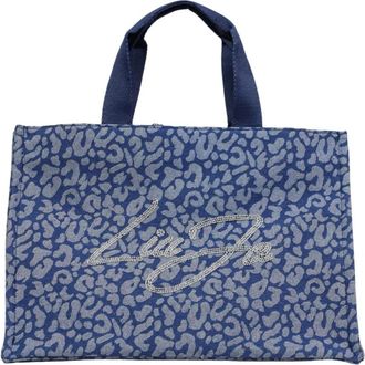 Liu Jo Handbags, female, Blue, Size: ONE SIZE L Tote