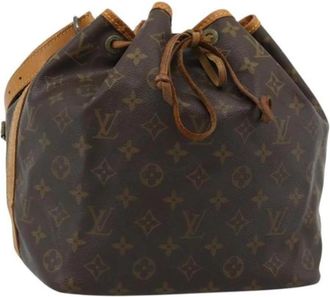 Louis Vuitton Pre-owned Petit No&eacute; Bucket Bag - Dames - Vintage Tas - Bruin - ONE Size - Leer - Vintage