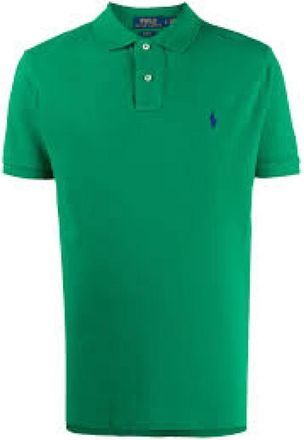 Polo Ralph Lauren Polo shirt met korte mouwen voor biljart - Heren - Polos - Groen - 2XL - Katoen - Tops