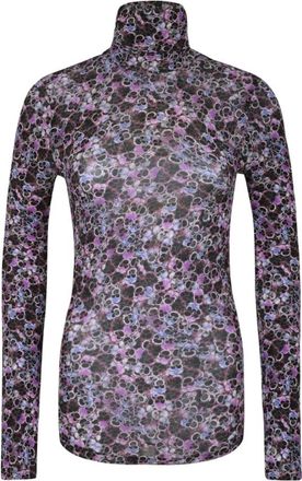 Isabel Marant Isabel Marant, Long Sleeve Tops, female, Multicolor, Size: 2XS Joyela Printed Jersey Top