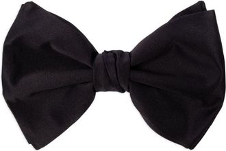 Giorgio Armani adjustable-fit silk bow tie - men - Silk - One Size - Black
