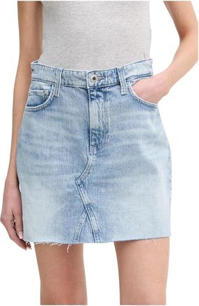 Guess Layla Mini Denim Rok - Dames - Spijkerrokken - Blauw - W25 - Denim - Rokken