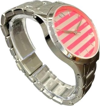 Armani Pre-owned Stainless Steel Quartz - Dames - Vintage Horloges - Rood - ONE Size - Vintage