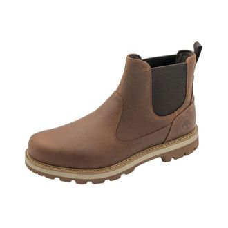 Timberland Britton Road Mid Chelsea Boot - Heren - Schoenen - Bruin - Maat: 40 EU Leer