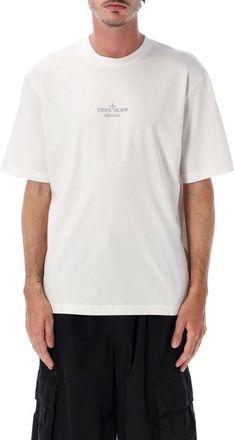 Stone Island White Crew Neck T-Shirt