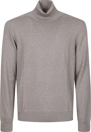 Fay Fine-Knit Virgin Wool Turtleneck Sweater