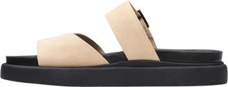 Clarks Schoenen, Dames, Beige, 38 EU, Leer, Aristella Mule