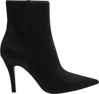 Lola Cruz Stijlvolle enkellaars met KANAL-detail - Dames - Laarzen met Hak - Zwart - 40 EU - Schoenen
