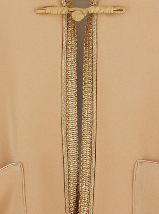 Forte_Forte Womens Jacket Beige Viscose Blend Acetate Blazers