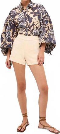 Marie Oliver Mia Crepe Shorts In Sand