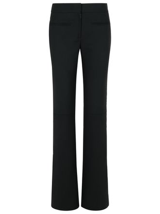 Courr&egrave;ges Schwarze Courreges-Hose aus Wollmischung