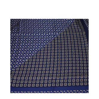 Max Mara Silk Foulard Scarf - Navy