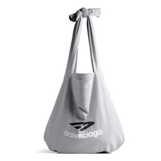 Balenciaga New Jersey Hobo Bag Grey 7924802AA6R1424