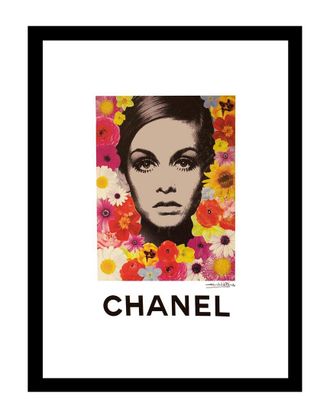 Fairchild Paris Chanel Twiggy Floral Wall Art