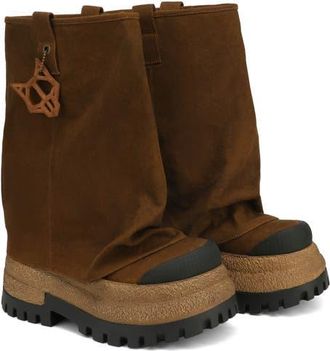 Naked Wolfe Disturb Canvas Boot in Toffee at Nordstrom, Size 6