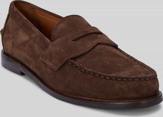 Polo Ralph Lauren Loafer aus Veloursleder in Dunkelbraun, Gr&ouml;&szlig;e 45