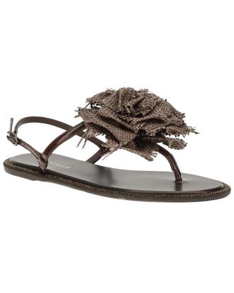 Le Silla Rose Leather Sandal