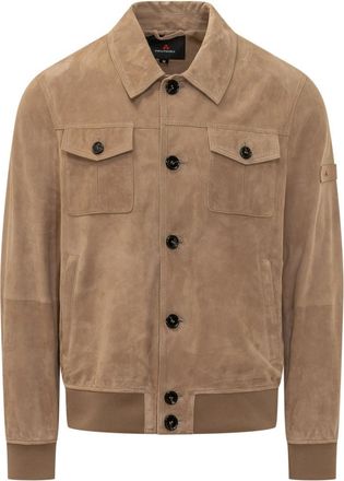 Peuterey Brown Shirt Collar Jacket