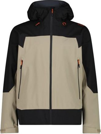 F.lli Campagnolo 3L Jacket Fix Hood Regenjacke f&uuml;r Herren | beige/schwarz