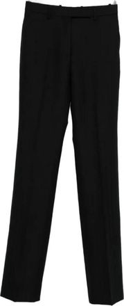 Tom Ford Zwarte Stijlvolle Broek - Dames - Straight fit broeken - Zwart - S - Broeken