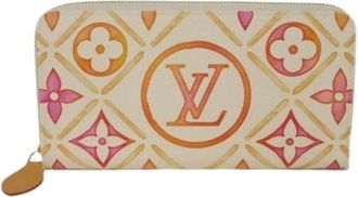 Louis Vuitton Pre-owned Wallets, female, White, Size: ONE SIZE Pre-owned Canvas Wallet