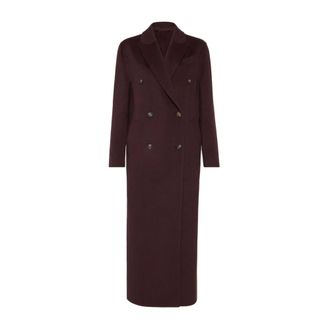 Brunello Cucinelli Mujer, Abrigos, Rojo, Talla: L