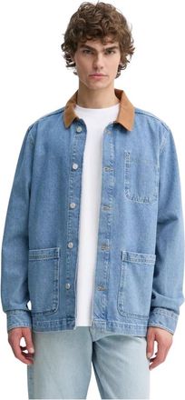 Les Deux Uomo, Magliette, Blu, L, new