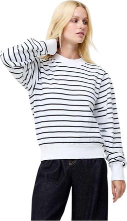 French Connection Dames/Dames Zondag Geribd Sweatshirt met Mouwen (Wit)