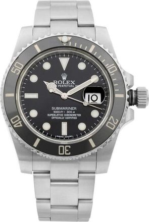 Rolex Pre-owned Rolex Submariner Automatic Chronometer Black Dial Mens Watch 116610LN