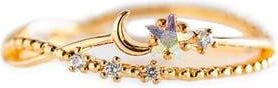 Girls Crew Luna Sparkle Ring in Gold at Nordstrom, Size 5