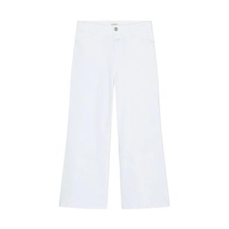 Closed Closed, Cropped Jeans, female, White, Size: W24 L32 Cropped Denim Jeans