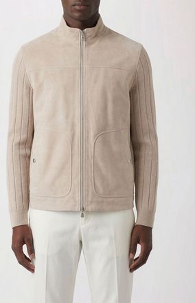 Eleventy Giubbotto Eleventy in pelle scamosciata